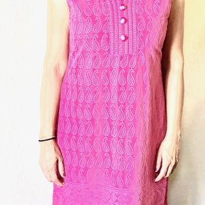 long shirt with embroidery